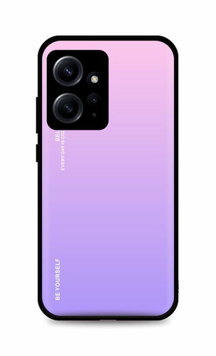 TopQ Kryt LUXURY Xiaomi Redmi Note 12 pevný duhový růžový 96388 - Phone Cover - Main image