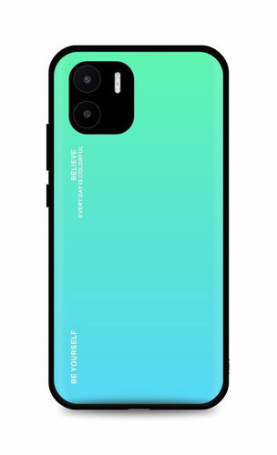 TopQ Kryt LUXURY Xiaomi Redmi A2 pevný duhový zelený 96349 - Phone Cover - Main image