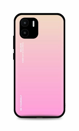TopQ Kryt LUXURY Xiaomi Redmi A2 pevný duhový meruňkový 96347 - Phone Cover - Main image