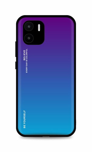 TopQ Kryt LUXURY Xiaomi Redmi A2 pevný duhový purpurový 96346 - Phone Cover - Main image