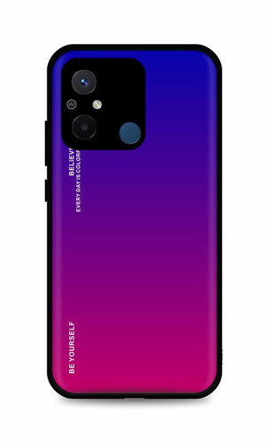 TopQ Kryt LUXURY Xiaomi Redmi 12C pevný duhový fialový 96202 - Phone Cover - Main image