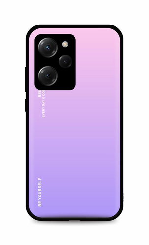 TopQ Kryt LUXURY Xiaomi Poco X5 Pro 5G pevný duhový růžový 95981 - Phone Cover - Main image