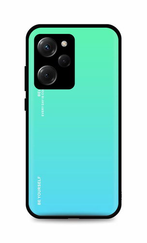 TopQ Kryt LUXURY Xiaomi Poco X5 Pro 5G pevný duhový zelený 95980 - Phone Cover - Main image