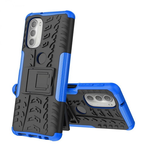 TopQ Kryt Motorola Moto G51 5G ultra odolný modrý 95819 - Phone Cover - Main image
