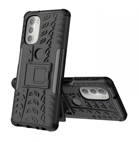 TopQ Kryt Motorola Moto G51 5G ultra odolný černý 95817 - Phone Cover - Main image