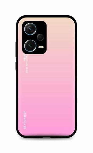 TopQ Kryt LUXURY Xiaomi Redmi Note 12 Pro+ 5G pevný duhový meruňkový 96737 - Phone Cover - Main image