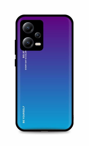 TopQ Kryt LUXURY Xiaomi Redmi Note 12 5G pevný duhový purpurový 96500 - Phone Cover - Main image