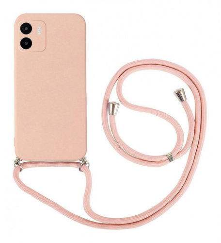 TopQ Kryt Xiaomi Redmi A2 růžový se šňůrkou 96441 - Phone Cover - Main image
