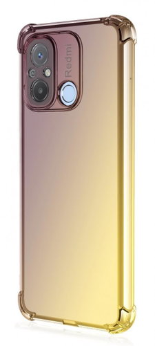 TopQ Kryt Xiaomi Redmi 12C Shock duhový purpurovo-žlutý 96118 - Phone Cover - Main image