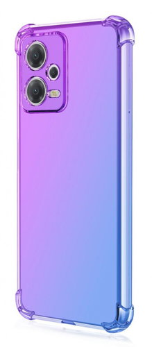 TopQ Kryt Xiaomi Poco X5 Pro 5G Shock duhový fialovo-modrý 95965 - Phone Cover - Main image