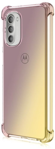 TopQ Kryt Motorola Moto G51 5G Shock duhový purpurovo-žlutý 95787 - Phone Cover - Main image