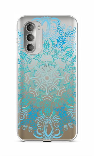 TopQ Kryt Motorola Moto G51 5G Blue Mandala 95775 - Phone Cover - Main image