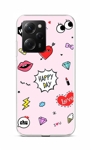 TopQ Kryt Xiaomi Poco X5 Pro 5G Happy Day 95951 - Phone Cover - Main image