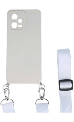TopQ Kryt Xiaomi Redmi Note 12 5G Elegance krémový se šňůrkou 96456 - Phone Cover - Main image