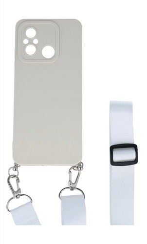 TopQ Kryt Xiaomi Redmi 12C Elegance krémový se šňůrkou 96235 - Phone Cover - Main image