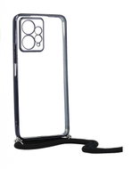 TopQ Kryt Xiaomi Redmi Note 12 Frame černý se šňůrkou 96433 - Phone Cover
