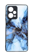 TopQ Kryt Marble Xiaomi Redmi Note 12 Pro+ 5G pevný Smoky Blue 97585 - Phone Cover