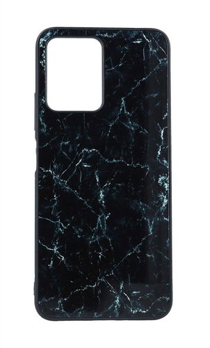 TopQ Kryt Marble Xiaomi Redmi Note 12 5G pevný Smoky Black 97574 - Phone Cover - Main image