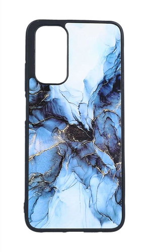 TopQ Kryt Marble Xiaomi Redmi Note 11 pevný Smoky Blue 97565 - Phone Cover - Main image