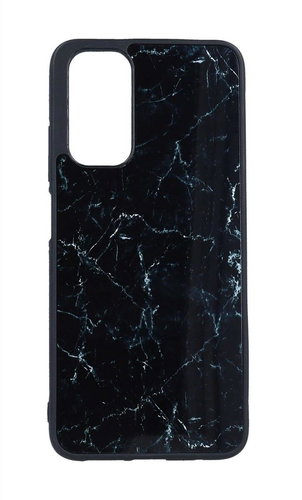 TopQ Kryt Marble Xiaomi Redmi Note 11 pevný Smoky Black 97563 - Phone Cover - Main image
