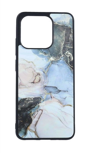 TopQ Kryt Marble Xiaomi Redmi 10C pevný Smoky Color 97555 - Phone Cover - Main image