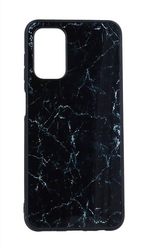 TopQ Kryt Marble Samsung A13 pevný Smoky Black 97548 - Phone Cover - Main image