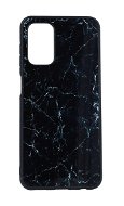 TopQ Kryt Marble Samsung A13 pevný Smoky Black 97548 - Kryt na mobil