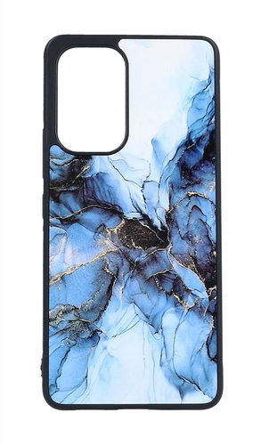 TopQ Kryt Marble Samsung A33 5G pevný Smoky Blue 97535 - Phone Cover - Main image