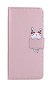 TopQ Puzdro Xiaomi Redmi Note 12 Pro 5G knižkové ružové so zajacom 96560 - Puzdro na mobil