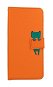 TopQ Puzdro Xiaomi Redmi 12C knižkové oranžové so žabkou 96241 - Puzdro na mobil