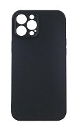 TopQ Kryt MATT iPhone 12 Pro Max čierny 97815 - Kryt na mobil
