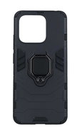 TopQ Kryt Xiaomi Redmi 12C odolný černý s prstenem 97805 - Phone Cover