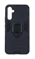 TopQ Kryt Samsung A34 odolný černý s prstenem 97803 - Phone Cover