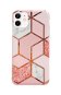 TopQ Kryt iPhone 12 Marble Pink 97525 - Kryt na mobil