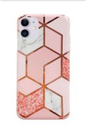 TopQ Kryt iPhone 11 Marble Pink 97524 - Kryt na mobil