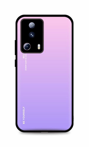 TopQ Kryt LUXURY Xiaomi 13 Lite pevný duhový růžový 95927 - Phone Cover - Main image