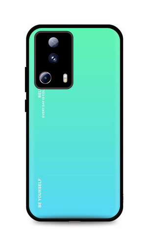 TopQ Kryt LUXURY Xiaomi 13 Lite pevný duhový zelený 95926 - Phone Cover - Main image