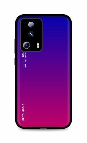 TopQ Kryt LUXURY Xiaomi 13 Lite pevný duhový fialový 95925 - Phone Cover - Main image