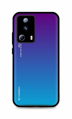 TopQ Kryt LUXURY Xiaomi 13 Lite pevný duhový purpurový 95923 - Phone Cover - Main image