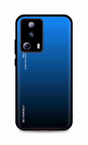 TopQ Kryt LUXURY Xiaomi 13 Lite pevný duhový modrý 95922 - Phone Cover - Main image