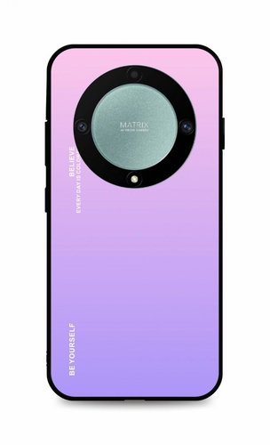 TopQ Kryt LUXURY Honor Magic5 Lite 5G pevný duhový růžový 95754 - Phone Cover - Main image