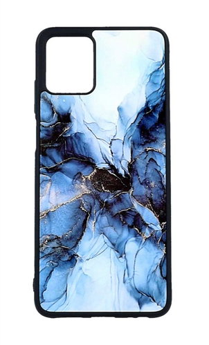 TopQ Kryt Marble Motorola Moto G32 pevný Smoky Blue 98054 - Phone Cover - Main image