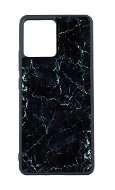 TopQ Kryt Marble Motorola Edge 30 Fusion pevný Smoky Black 97959 - Phone Cover