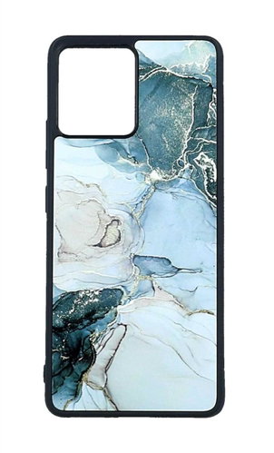 TopQ Kryt Marble Motorola Edge 30 Fusion pevný Smoky Color 97956 - Phone Cover - Main image