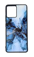 TopQ Kryt Marble Motorola Edge 30 Fusion pevný Smoky Blue 97953 - Phone Cover