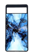TopQ Kryt Marble Google Pixel 7 5G pevný Smoky Blue 97944 - Phone Cover