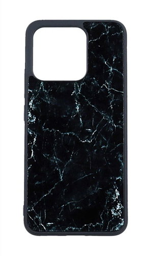 TopQ Kryt Marble Xiaomi 13 pevný Smoky Black 98268 - Phone Cover - Main image