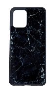 TopQ Kryt Marble Motorola Moto G73 pevný Smoky Black 98185 - Phone Cover