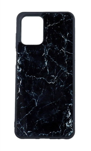 TopQ Kryt Marble Motorola Moto G73 pevný Smoky Black 98185 - Phone Cover - Main image