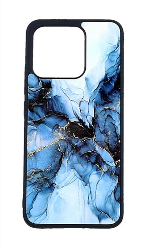 TopQ Kryt Marble Xiaomi 13 pevný Smoky Blue 98068 - Phone Cover - Main image